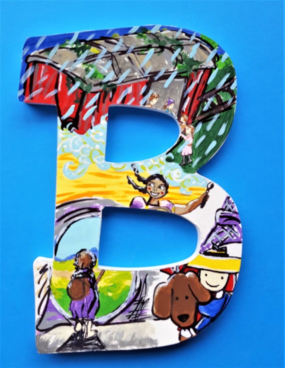 Storybook Alphabet Wall Letter B Free by DreamItDesignArt on Etsy
