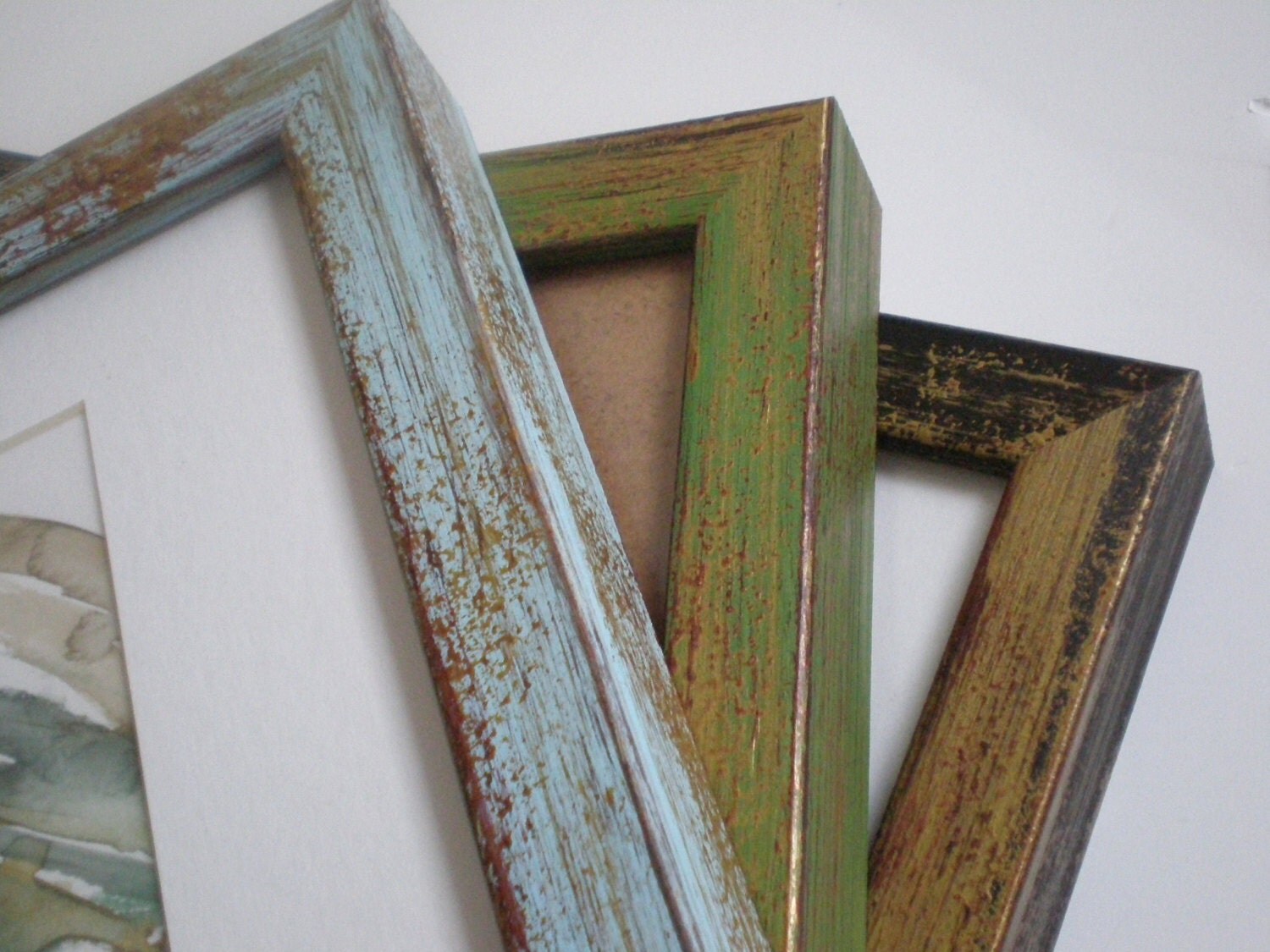 A2 picture frame rustic frame distressed photo frame retro