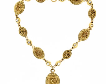 Vintage Chanel Necklace Gold
