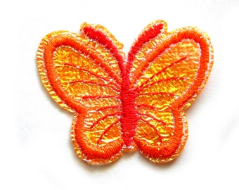 Butterfly Embroidered Patch Appliqué