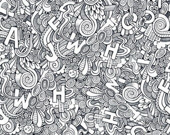 Items similar to Printable "Spread Good Vibes" Coloring Page for Adult