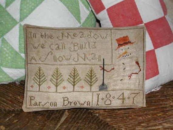 NOTFORGOTTEN FARM Parson Brown Counted Cross