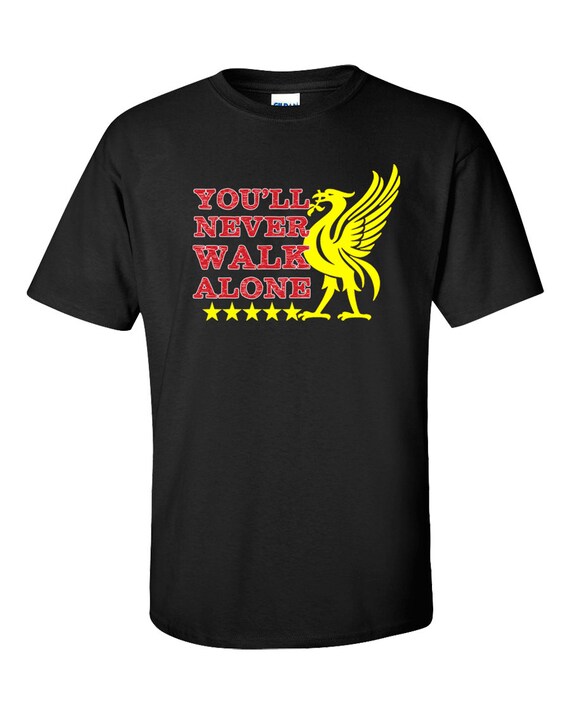 Liverpool Fc T Shirt Youll Never Walk Alone Premier Ynwa 4114