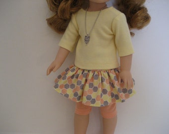 Heart 4 Heart Doll Clothes Yellow Boy Short by TinyClothesline
