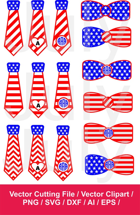 Download Patriotic Ties American Flag Tie SVG Bow clipart Tie svg