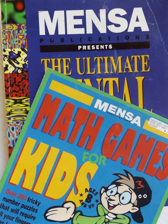 Mensa Puzzles and Games for the Family: Set of Two