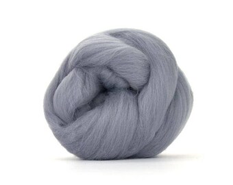 Chunky Merino Wool - Merino Wool Yarn - Giant Merino Blanket - DIY Chunky Yarn - Super Chunky Yarn 4 -14 lbs. Natural Grey