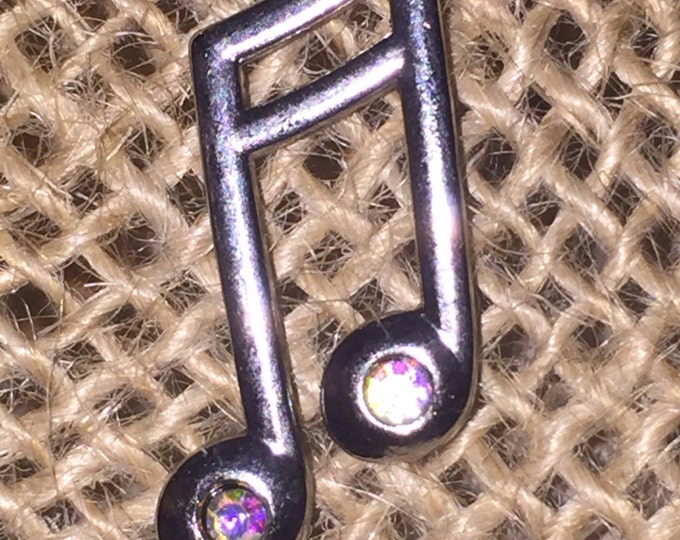 Sixteenth notes (beamed) earrings