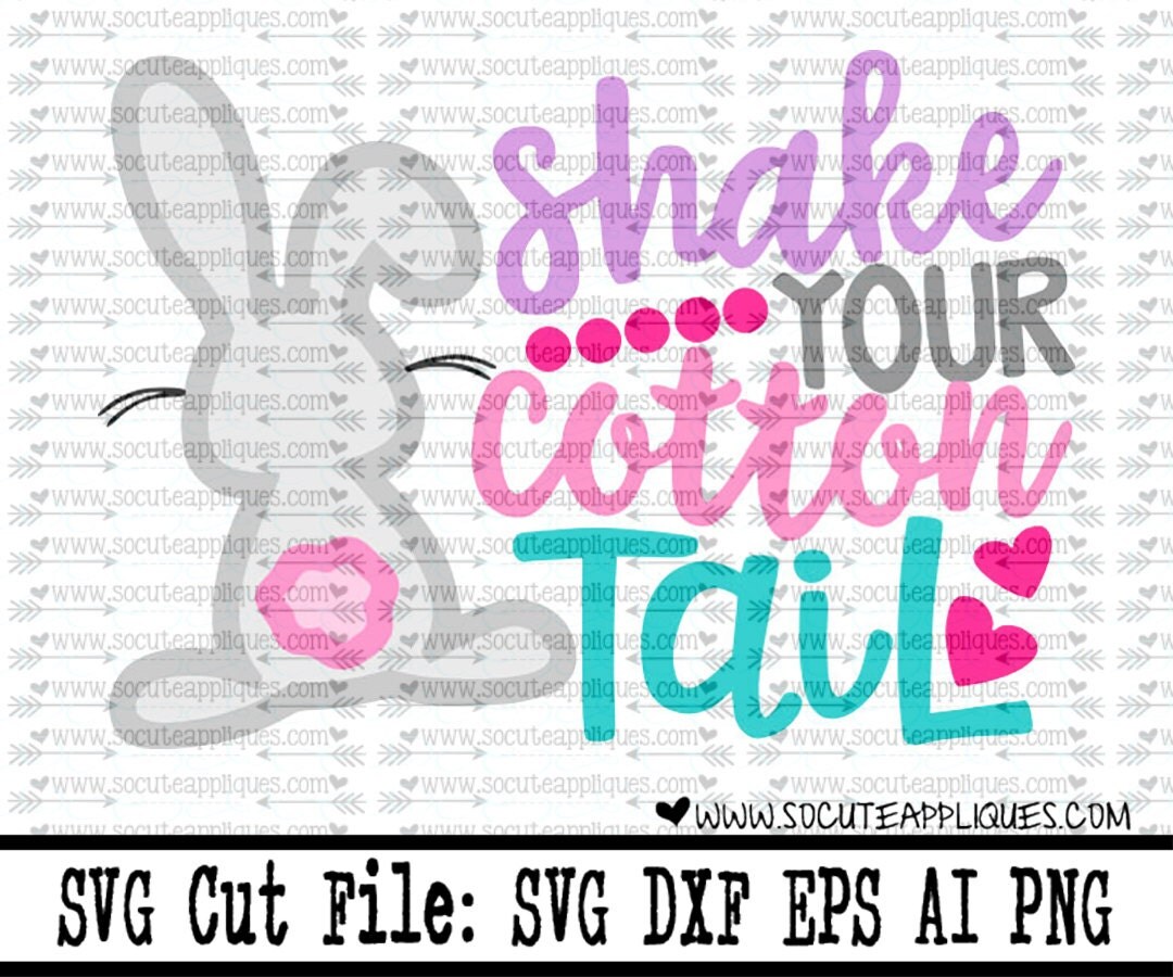 Download Easter SVG Shake your Cottontail svg Christian svg Easter