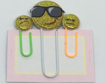 emoji bookmarks etsy