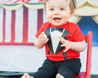 Circus Ringmaster Onesie-Baby-Toddler-Tee-Birthday-Costume