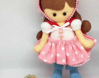 Red riding hood doll | Etsy