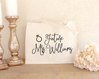 Future Mrs - Future Mrs Tote Bag - Engagement Gifts for Her - Engaged Gifts - Bride to Be Gift - Bride to Be Tote Bag - Newly Engaged Tote