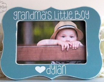 Mothers Day Gift for Grandma Gift for Grandma Personalized Picture Frame Grandma Grandson Picture Frame Grandmas Little Boy 4x6