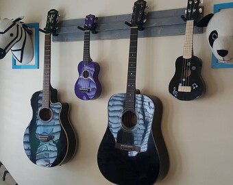 Ukulele Hanger - 40" instrument hanger with 4 hooks