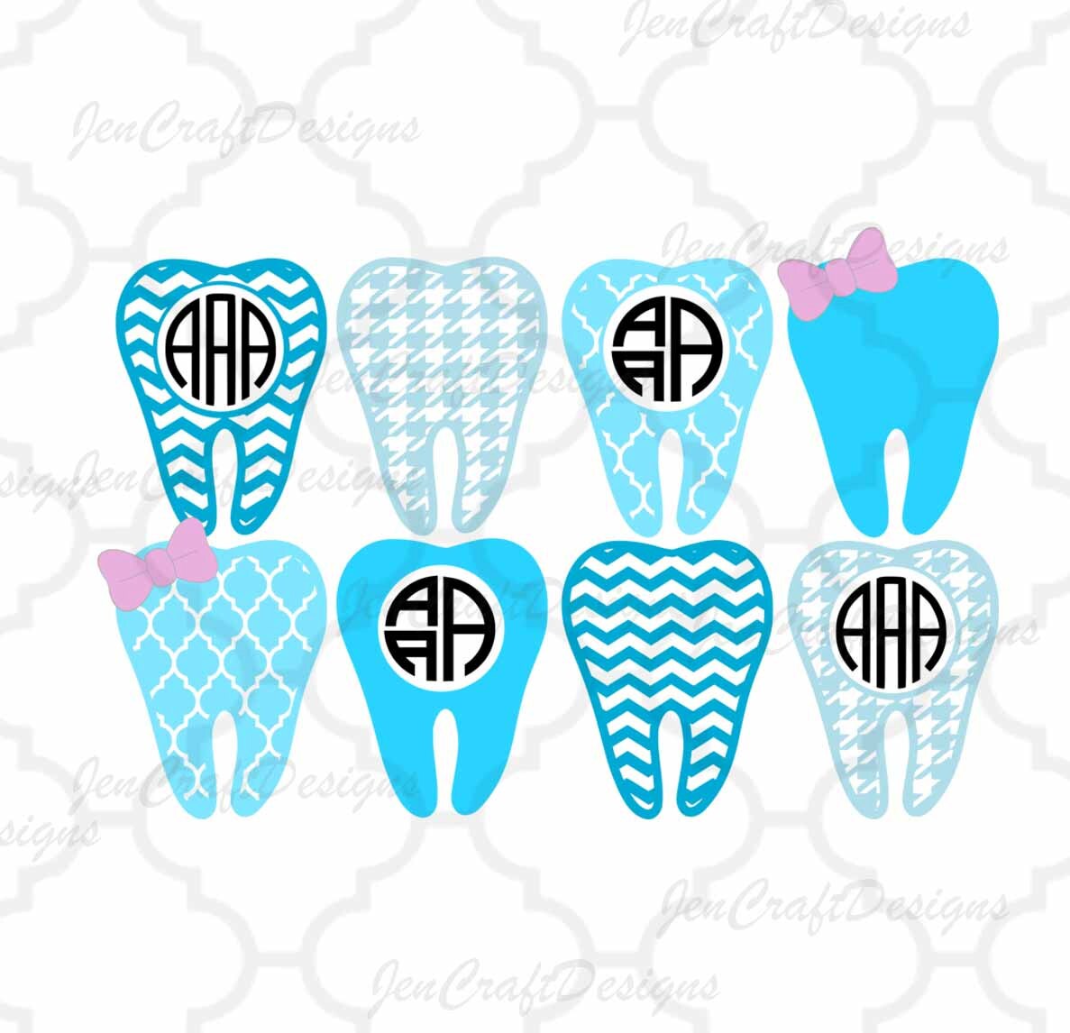 Download Dentist Tooth SVG Dental Monogram Frame Set Svg Cuttable Design, Cut File in SVG EPS Png ...