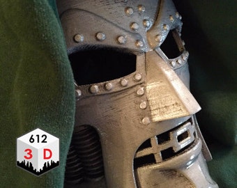 Dr. Doom Mask Replica / Cosplay / Costume / 3-D Printed