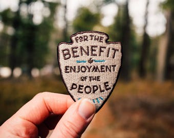 National Parks Teddy Patch, 2.75" Embroidered Patch