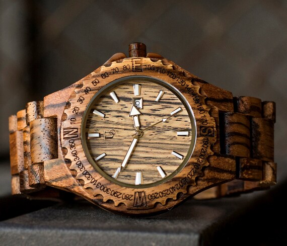 Personalized Gifts For Men Engraved Wood Watch Groomsmen Gift