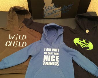 custom childrens sweatshirts