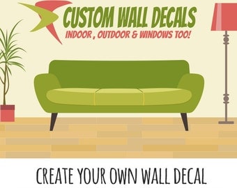 Custom Wall Decal- Personalized Wall decal, wall sticker, custom decal, personalized name, wall decal, vinyl wall decal, window decal