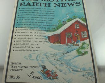 Vintage Mother Earth News Magazine Back Issue - No. 36 - November 1975