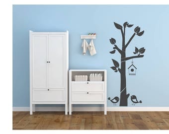 Vinyl sticker mural | decal | tree | branches | birds