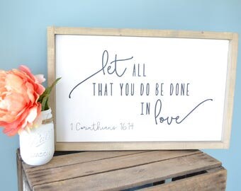 Bible verse sign | Etsy