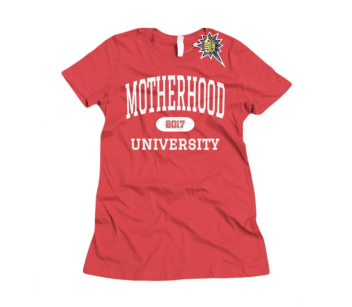 motherhood university shirt