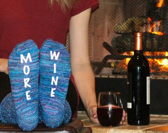 More Wine Socks