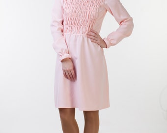 Eleven dress 11 dress Eleven costume Pink dress white collar Pink dress with collar Dress of Eleven