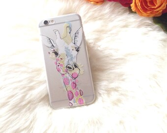 iPhone 7 Case KOKO Giraffe iPhone 6s 6, Plus Giraffe Case, Gift for Her Best Friend Top Selling item phone design iPhone Clear Silicone Case