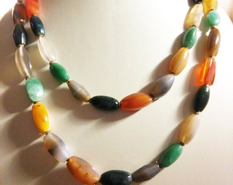 Multi Semi-precious Gemstone Necklace