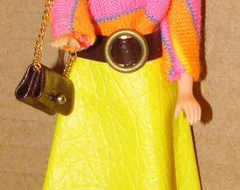 Angie Wearing Knitty Midi Outfit Complete