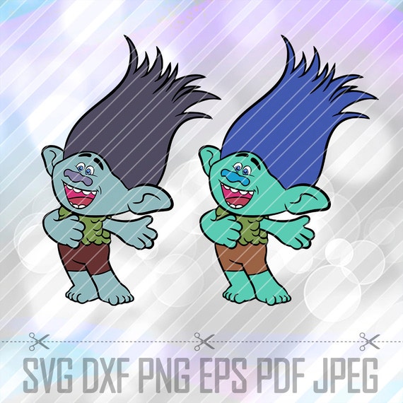 Download Items similar to Trolls Branch SVG DXF Png Eps Pdf Studio ...