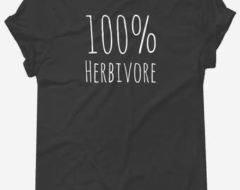 100% Herbivore *Vegan* t-shirt tee // vegan t-shirts / vegan clothing / vegan shirt / vegetarian / animal rights