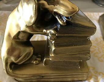 vintage leather store ny dog bookends