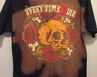 Every Time I Die - Hand Bleached // Vintage Inspired Band T-Shirt