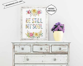 Be still printable | Etsy