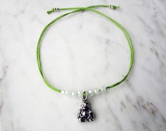 Buddha wish bracelet, buddha, good luck bracelet, protection bracelet, protection amulet,make a wish bracelet