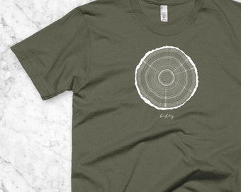 50th Birthday T-Shirt, 50 year old birthday tee shirt, Tree Rings, Milestone birthday, 50th birthday party gift, Men or Women Tshirt, 1967