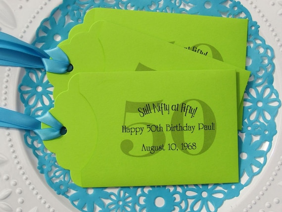 50th Birthday Favors | 50th Party Favors | Adult Party Favors | Adult Favors | Milestone Birthday | Lottery Ticket Favors Il_570xn