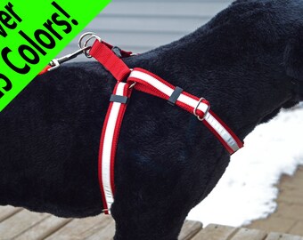 REFLECTIVE Step-In Dog Harness - many colors