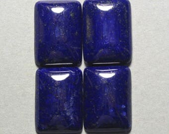blue LAPIS Lazuli rectangle cabochon 18X25mm designer cab S1