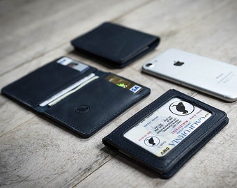 Personalized Credit Card Holder Mens Wallet Small Slim Thin Minimalistic Front Pocket Wallet Personalized Gifts (if needed)
