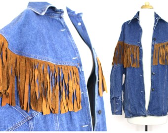 Fringe Denim Jacket