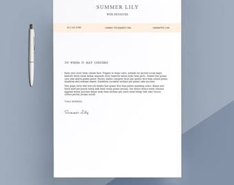 simple cover letter template cover letter letterhead word template modern cover letter - Cover Letter Letterhead simple cover letter template cover letter letterhead word template modern cover letter - Cover Letter Letterhead