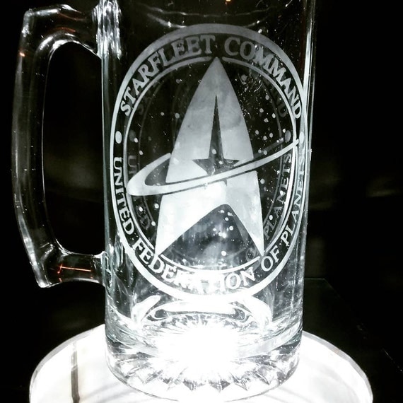Star trek engraved mug