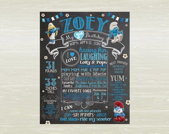 Smurfs theme | Etsy