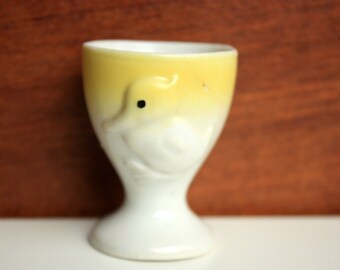 Stork Egg Cup, Vintage Egg Cup, Marked Made in Japan Egg Cup